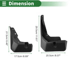 Mud Flaps Splash Guards for Ford Focus ST (2019–2022) W/ Mount Accessories