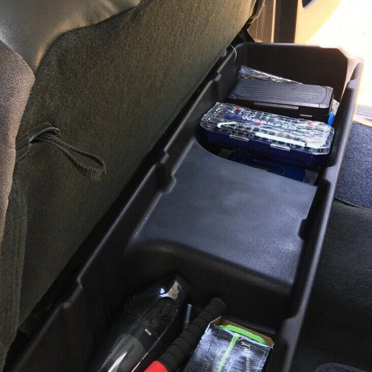 Underseat Storage Box for Chevy GMC Silverado Sierra Extended Cab (1999–2006)