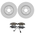 Set of 4 Bosch QuietCast Front Rotors & Akebono EURO Ceramic Pads for Audi A4 A5 (2010–2016)