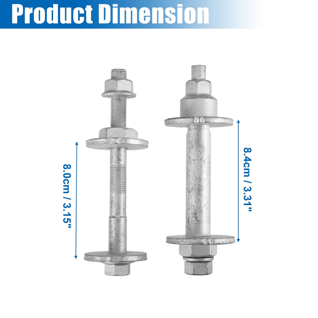 Set of 4 Front Alignment Camber Adjustment Bolts for Toyota 4Runner 