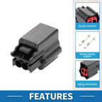 2 Pin Headlight Wiper Motor Connector Plug for Toyota Lexus 