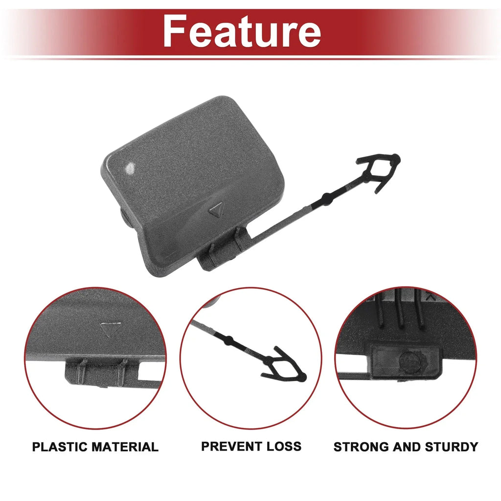 Tow Hook Cover Cap for BMW X5 E70 (2011 - 2013) Gray