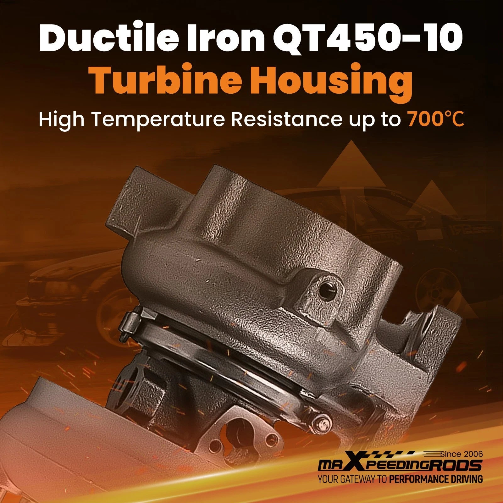 Turbo Turbine for Toyota Land Cruiser 4.2L 1HD-FTE (1998–2007)