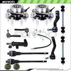 Front Tie Rod End Sway Bar & Wheel Hub Bearing for Chevrolet Silverado (1999–2006)