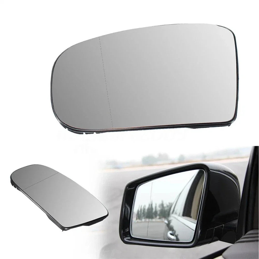 Left Rearview Mirror Glass for Mercedes-Benz W220 S-Class (2000-2006)