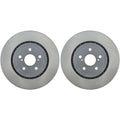 Set of 2 Front 328mm Vented Disc Brake Rotors for Toyota Lexus