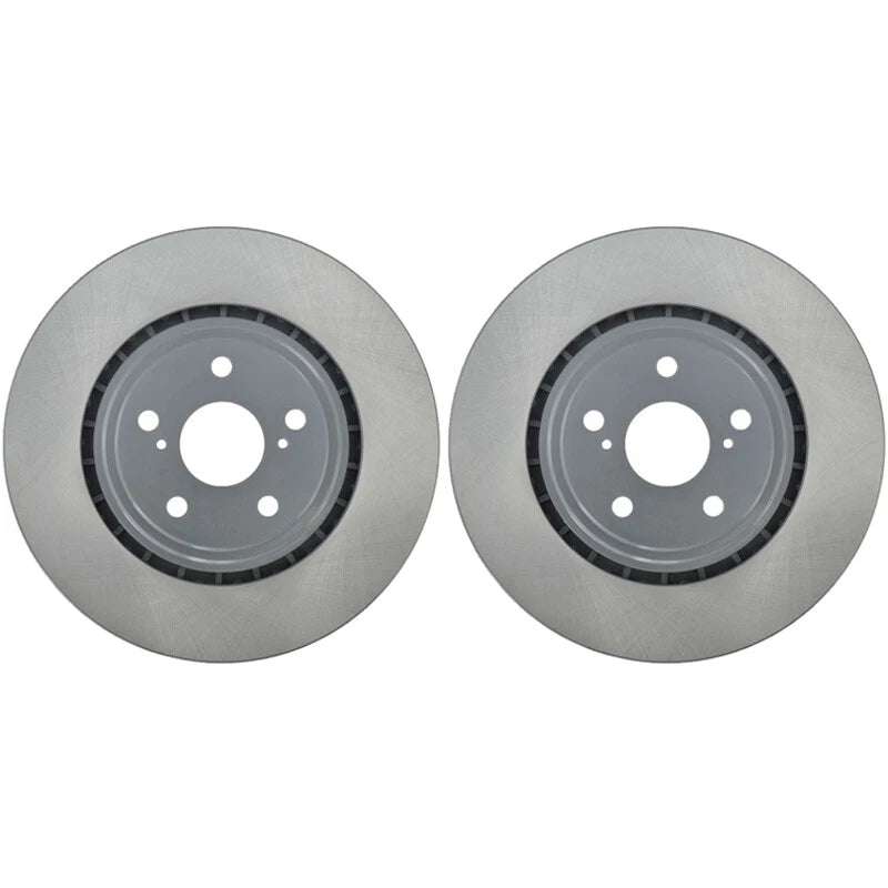 Set of 2 Front 328mm Vented Disc Brake Rotors for Toyota Lexus