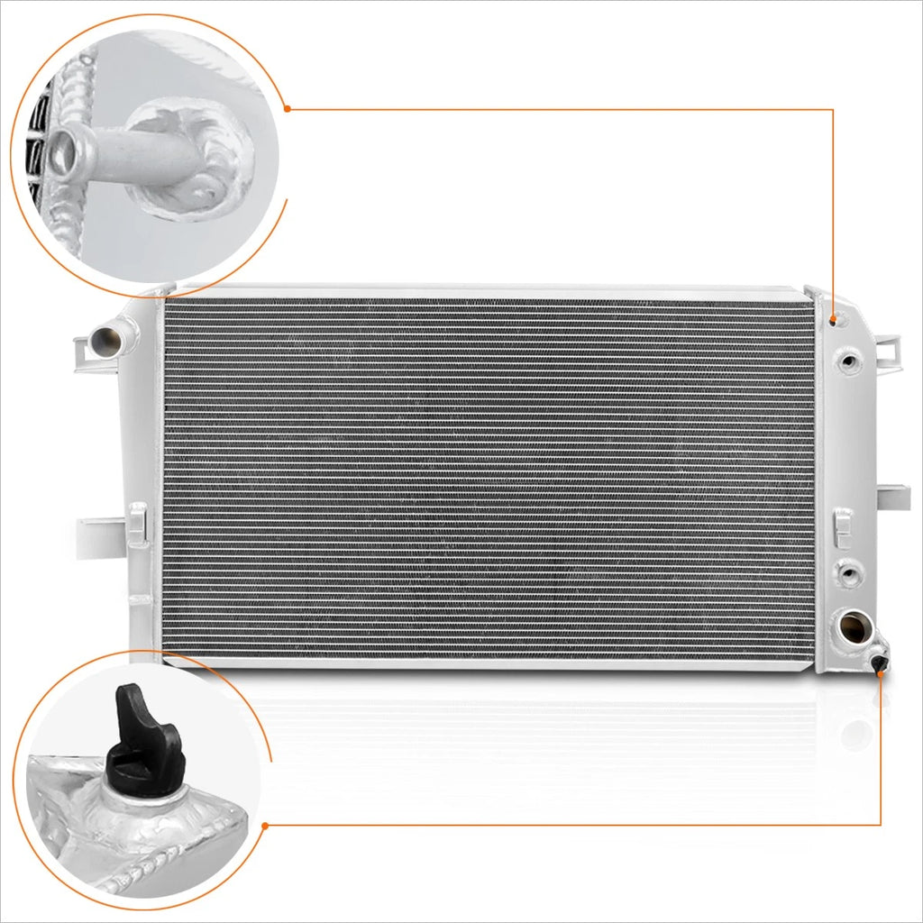 3-Row Aluminum Cooling Radiator for Chevy Silverado/GMC Sierra (2001–2005)