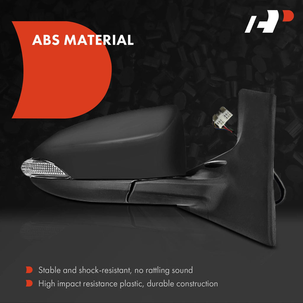 Passenger Power Mirror with Manual Folding for Toyota Prius C (2012–2019)
