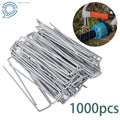 Set of 1000 Landscape Staples for Garden Use (6" Galvanized)
