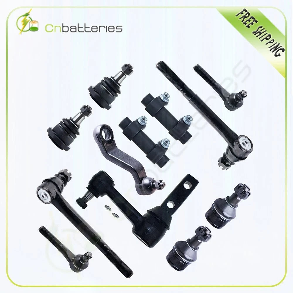 12x Suspension Ball Joint Pitman Idler Arm Kit for Dodge Ram 2500 3500 (1997–1999)