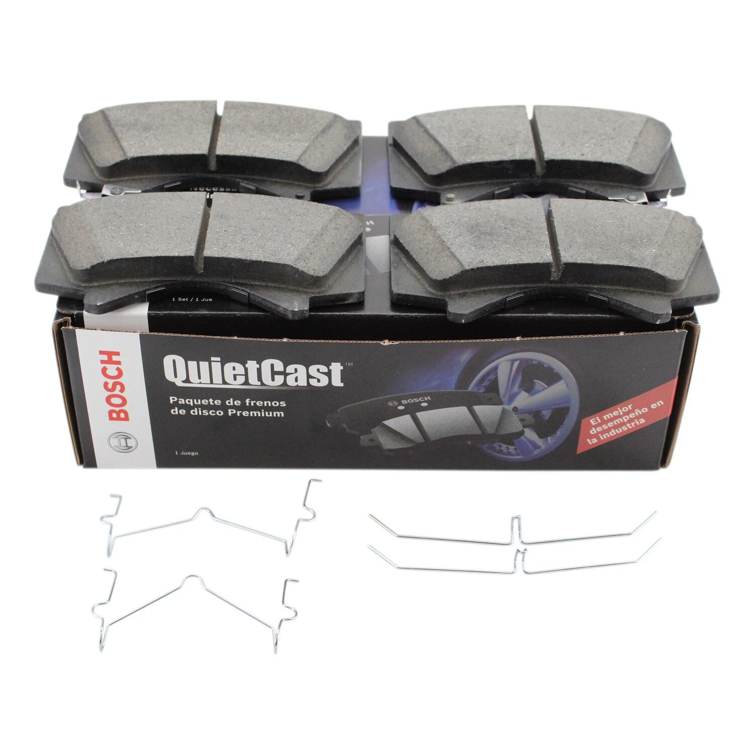 Bosch QuietCast Front Ceramic Brake Pads for Lexus LX570, Toyota Sequoia, Tundra (2008–2021)