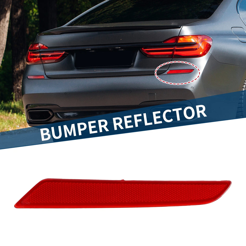Bumper Reflector No.63148063198 for BMW 740i (2016–2019) Red Right