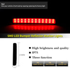 Smoke LED Rear Bumper Reflector Lights for Toyota GR Corolla (2023–2023)