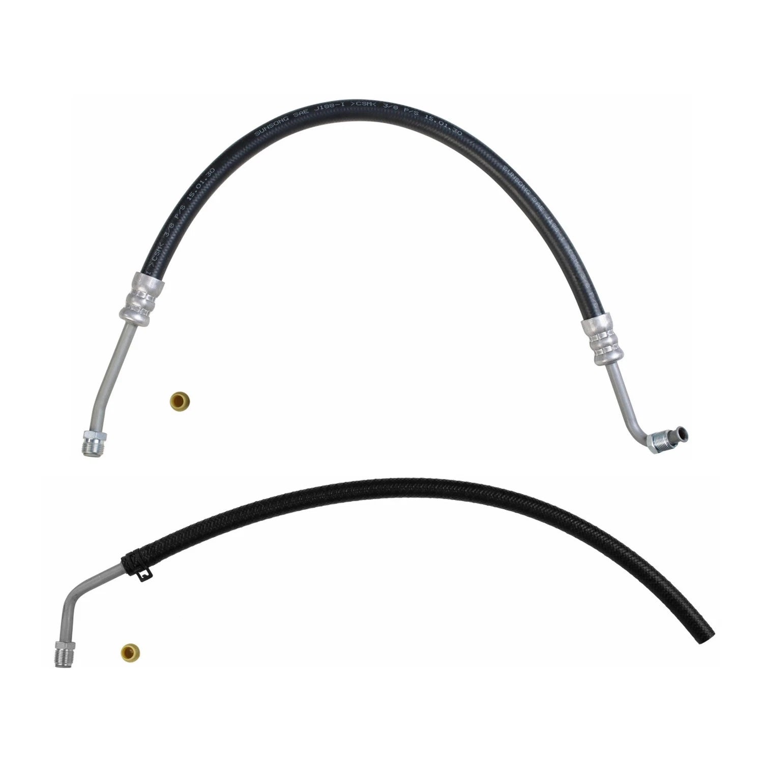 Sunsong Power Steering Pressure & Return Line Hose Kit for GMC P15 P25 P35 (1970–1978)