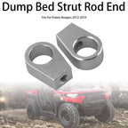 2X CNC Aluminum 6mm Dump Bed Strut Rod End for Polaris Ranger (2012–2019)