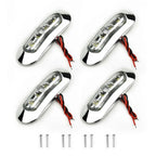 4 x Waterproof 12V-24V Stern Transom Light for Marine Boat LED Deck Courtesy