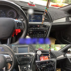 Carbon Fiber Console Stickers for Hyundai Sonata