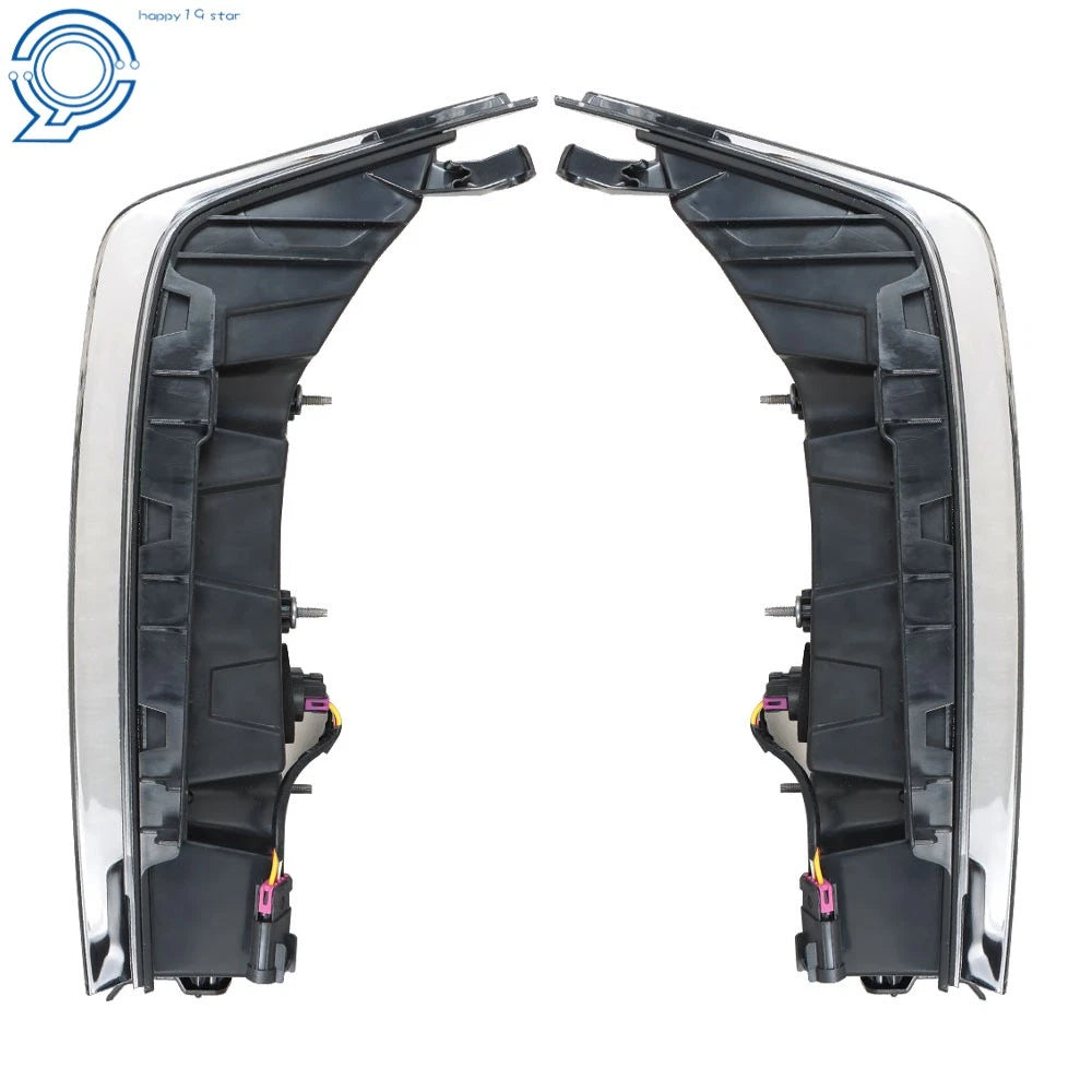 LED Tail Lights Assembly for Cadillac ATS (2013-2018) Clear Black Left+Right