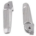 Set of 2 Front Foot Pegs for BMW K1200R (2004–2008) - Silver