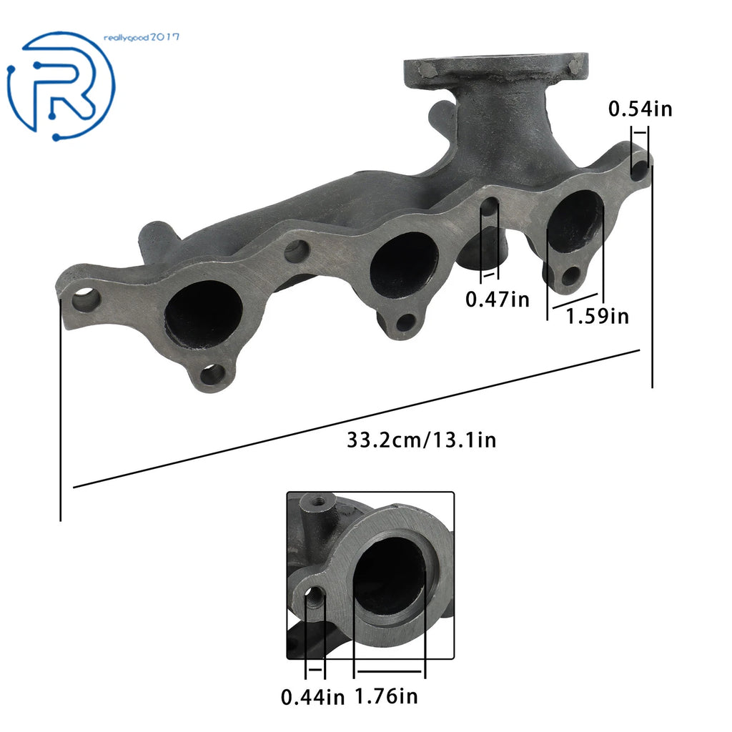 Left Exhaust Manifold for Mitsubishi Montero & Montero Sport (1998–2004) 3.0L 3.5L