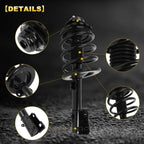 2X Front Complete Strut Spring for Chrysler Town & Country, Dodge Caravan