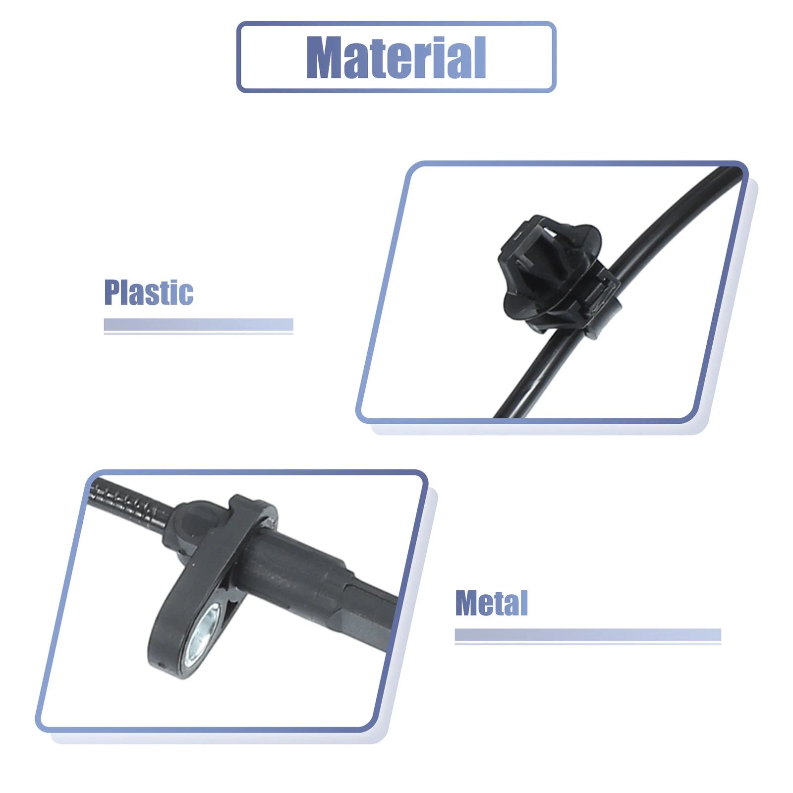 2X Front ABS Sensor No.DA8Z2C204A/DA8Z2C204B for Ford Explorer 