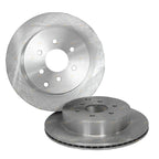 Rear Brake Rotors + Pads for Nissan Pathfinder R51 (2005-2013) 4x4