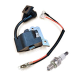 Ignition Coil Spark Plug Kit for Husqvarna 324RX 224L 324L 324LDX 324LX