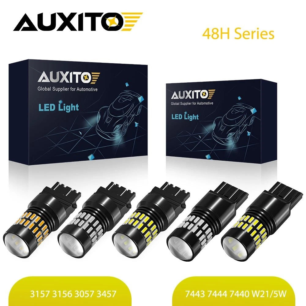 Set of 2 AUXITO 7443 7444 7440 LED Bulbs for Brake Stop Light