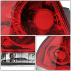 Left Side Tail Light for Chevrolet Impala Limited (2006–2016) OE Chrome Red Lens