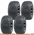 Set of 4 Sport ATV Tires 16x8-7 for United Motors Moontrax 50R (2006–2007)