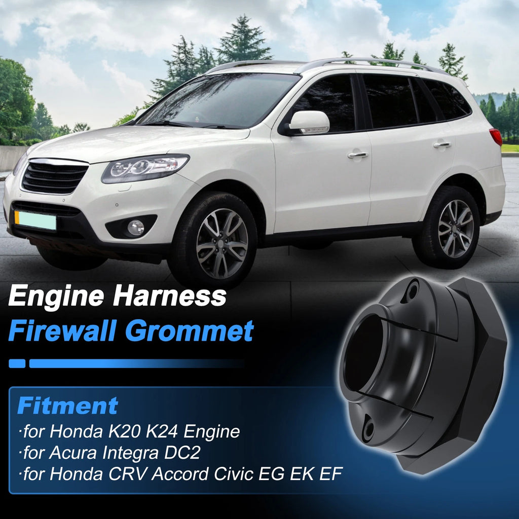 Engine Harness Firewall Grommet Hole Plug for Honda CR-V Accord Civic (1990–2001)