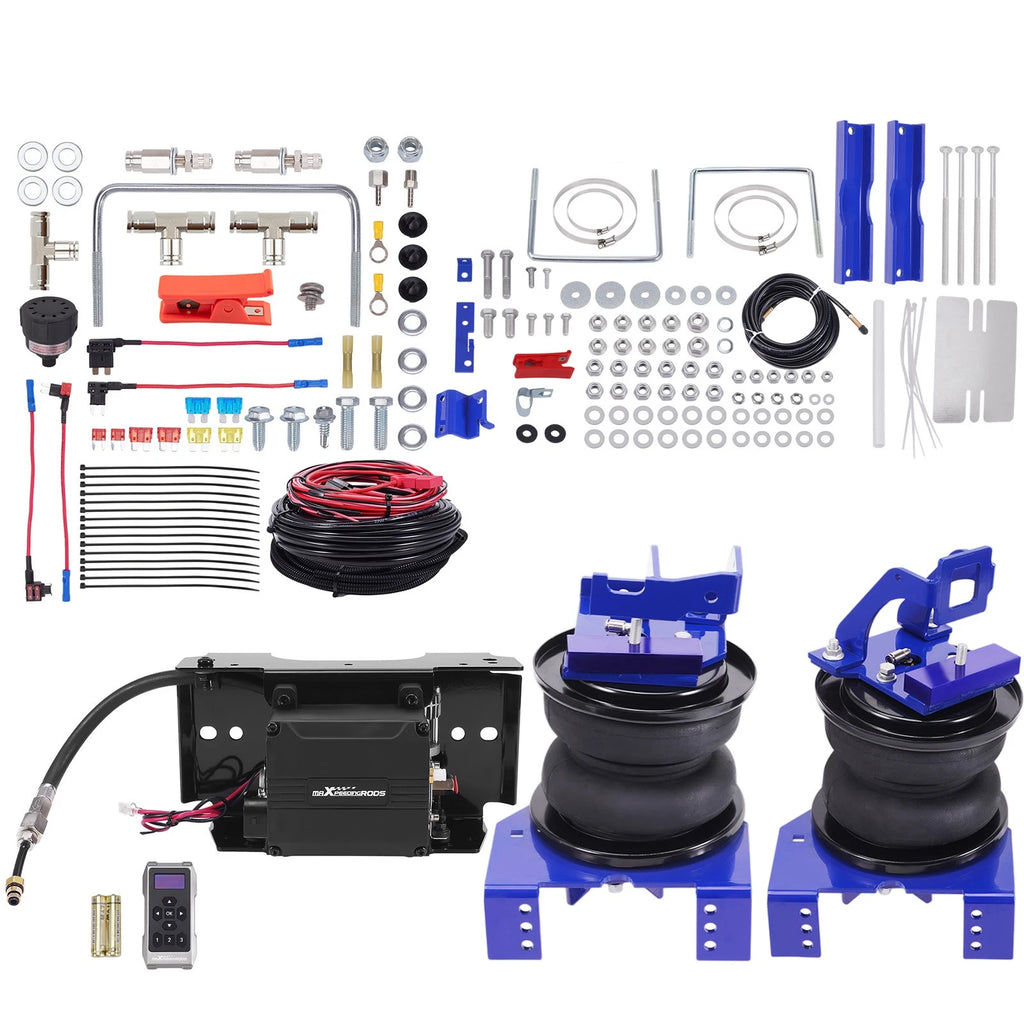 Wireless Compressor Kit + Air Suspension Bags for Ford F250 (2011–2016)