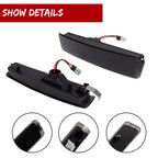 Smoked Amber LED Front Side Marker Lights for BMW Z3 M Coupe Roadster (1996–2002)