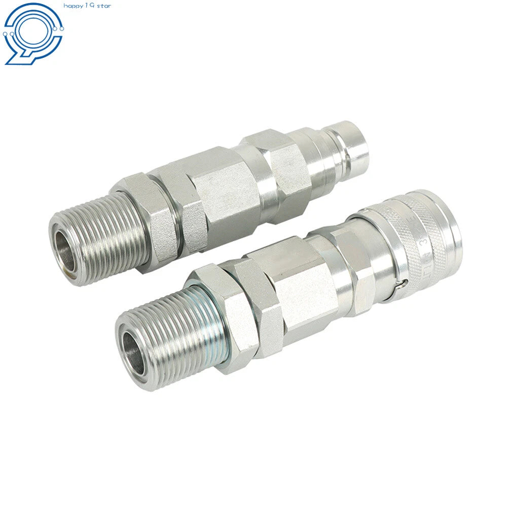 Hydraulic Quick-Connect Coupler for John Deere 27C 27D 260 325 CT332 (2000-2023)