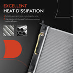 Radiator with Trans Oil Cooler for Kia Soul (2010–2011)