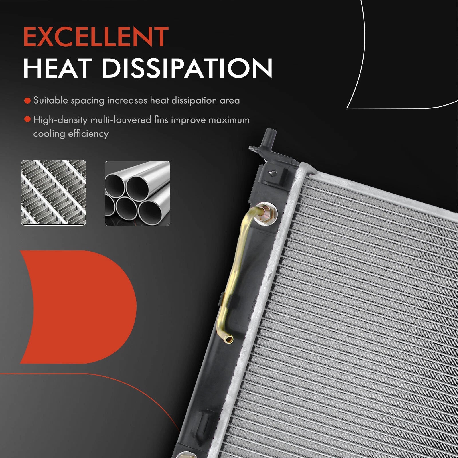 Radiator with Trans Oil Cooler for Kia Soul (2010–2011)