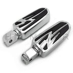 Chrome Flash Footpegs Footrest for Honda Rebel 250 (1996–2016) VT1300 (2010–2016)