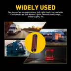 6-LED Clearance Side Marker Lights for Truck Trailer