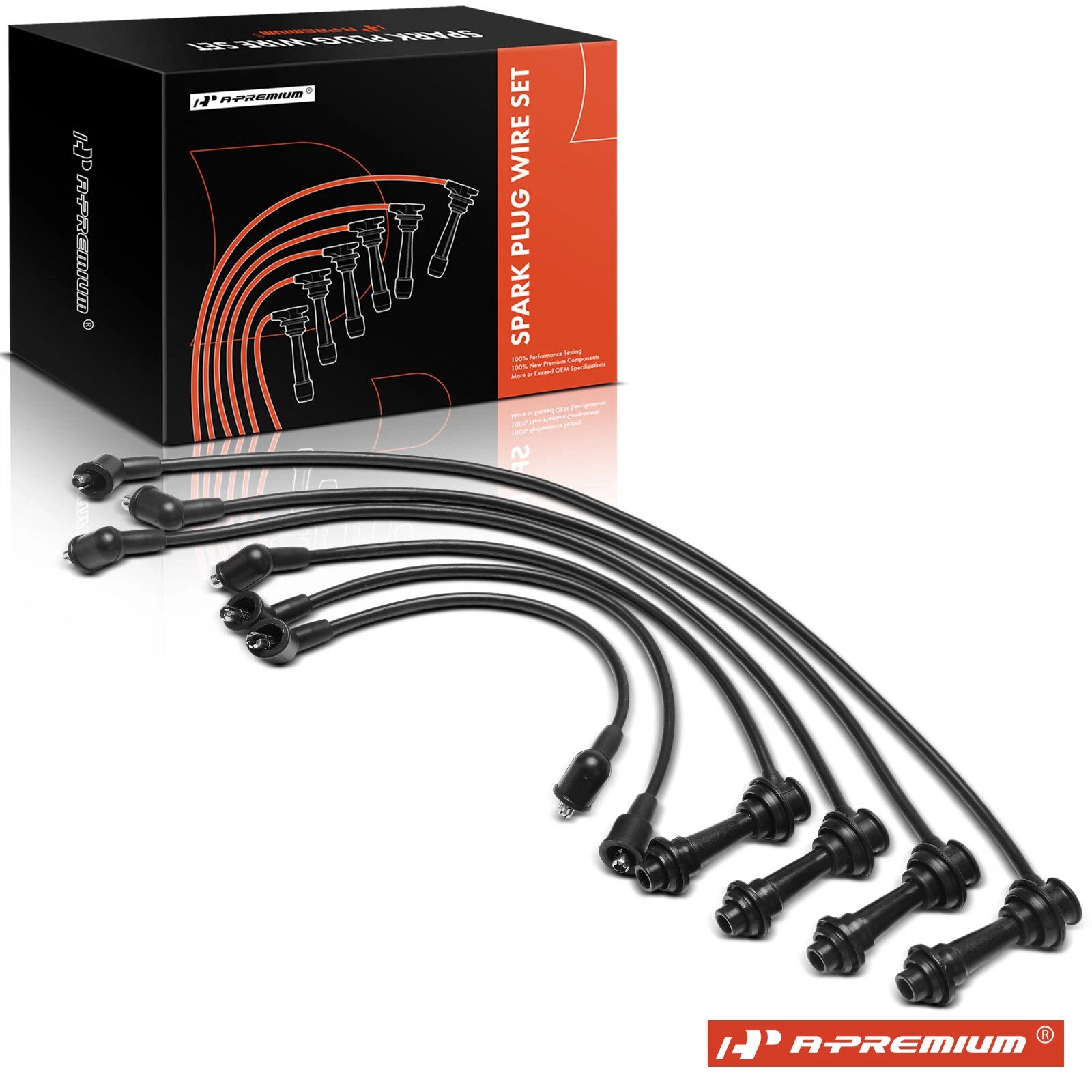 Spark Plug Wire Set for Toyota Celica (1990-1991) MR2 (1991-1992) (2.0L)