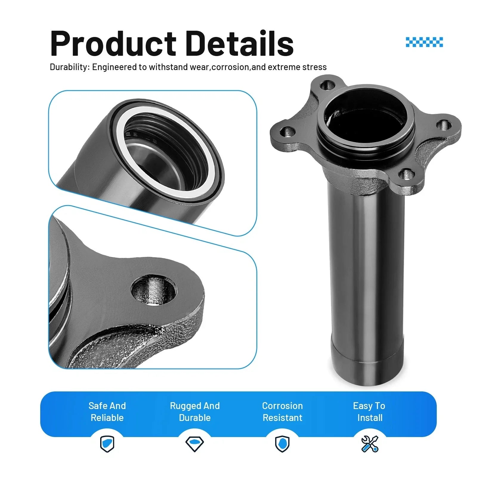Left Axle Housing Pipe for Honda Rancher TRX420 TRX500 TRX520(2014-2024)