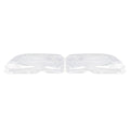2X Transparent Headlight Lens Cover for BMW 3 Series E46 (2002–2005)