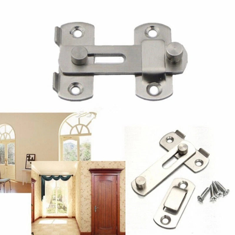 Stainless Steel Door Bolt Latch for Pet Cage Gate (Home Tool)