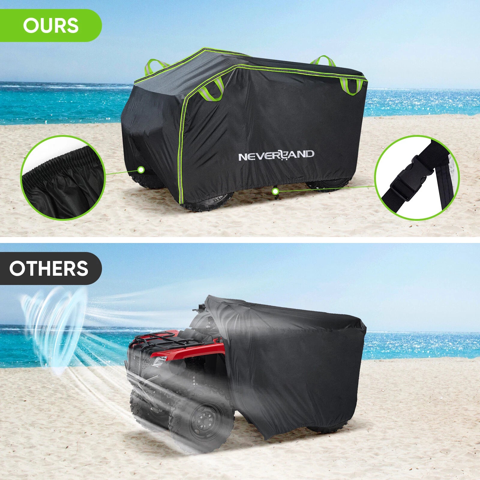 ATV Cover for Neverland L-3XL (All Weather, UV, Dust Protection)