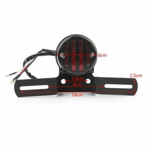 Tail Brake License Plate Holder for Bobber Cafe Racer (2024)