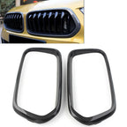 1 Pair Front Bumper Grille Frame Cover Trim for BMW X2 F39 (2018–2021)