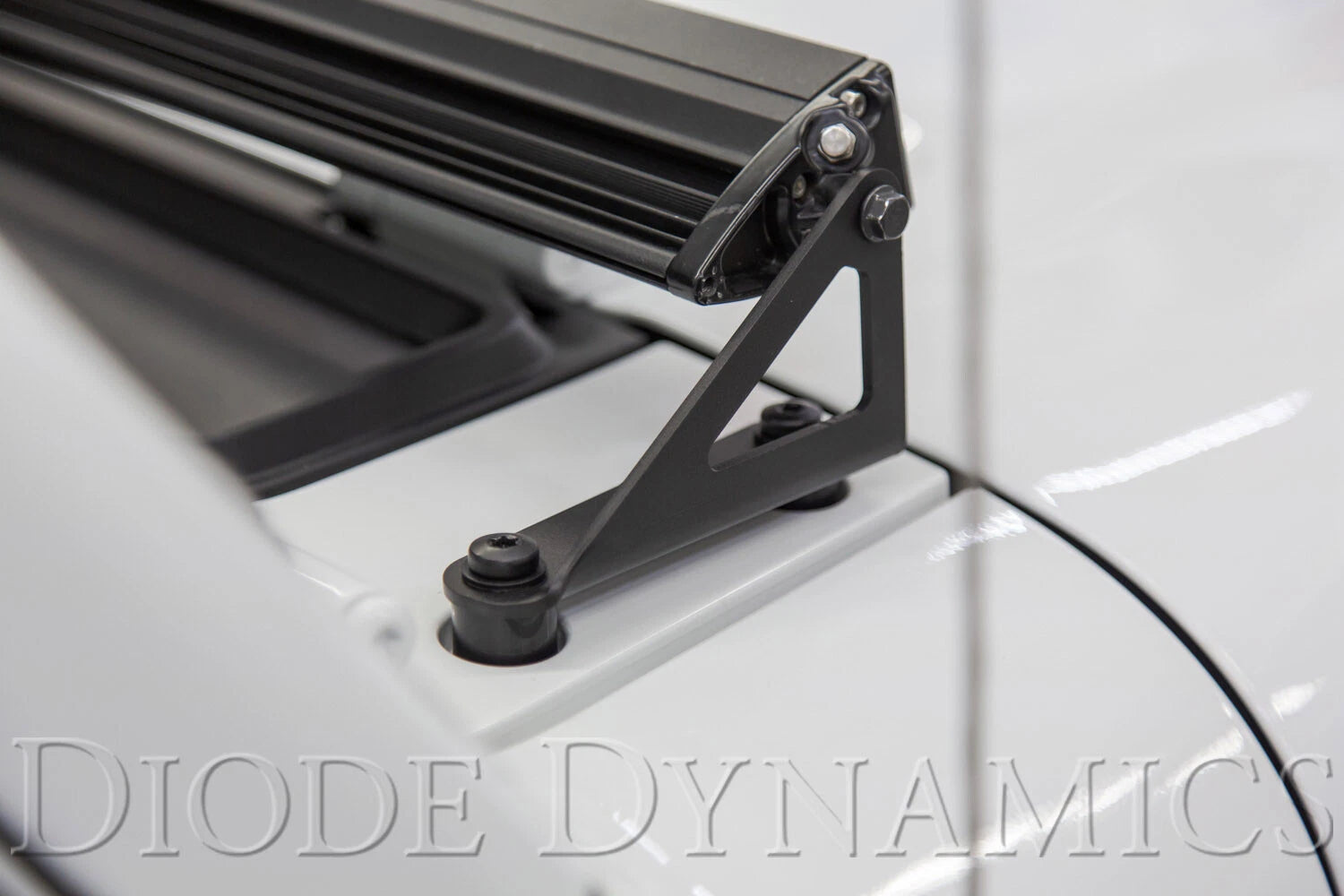 Hood Mount LED Light Bar Brackets for Jeep JL Wrangler (2018–2023)