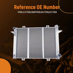3 Row Engine Radiator for Dodge D250 D350 5.9L Diesel (1991–1993) MC1198