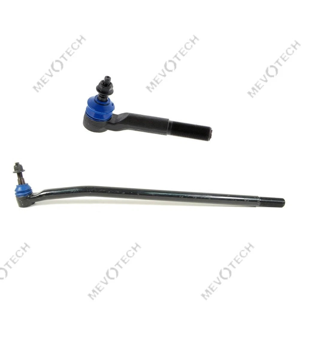 Set of 2 Front Inner Steering Tie Rod Ends for Dodge Ram 3500 (2003–2010)